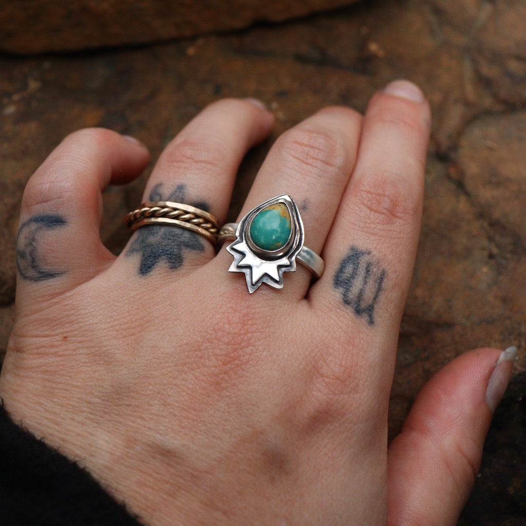 Silver Sunrise Rings