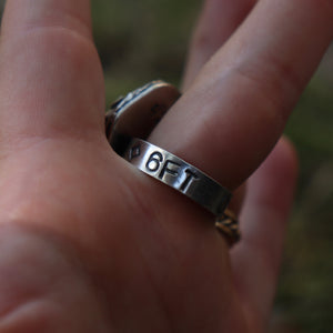 6ft UNDER labradorite - Ring﻿ size 8.5