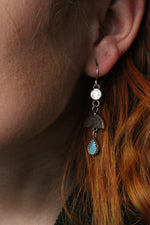 Load image into Gallery viewer, Tears of the moon- Earrings
