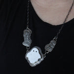Load image into Gallery viewer, Spooky BOO- Necklace
