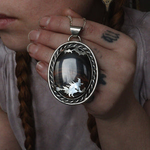 Fire and Brimstone- Necklace