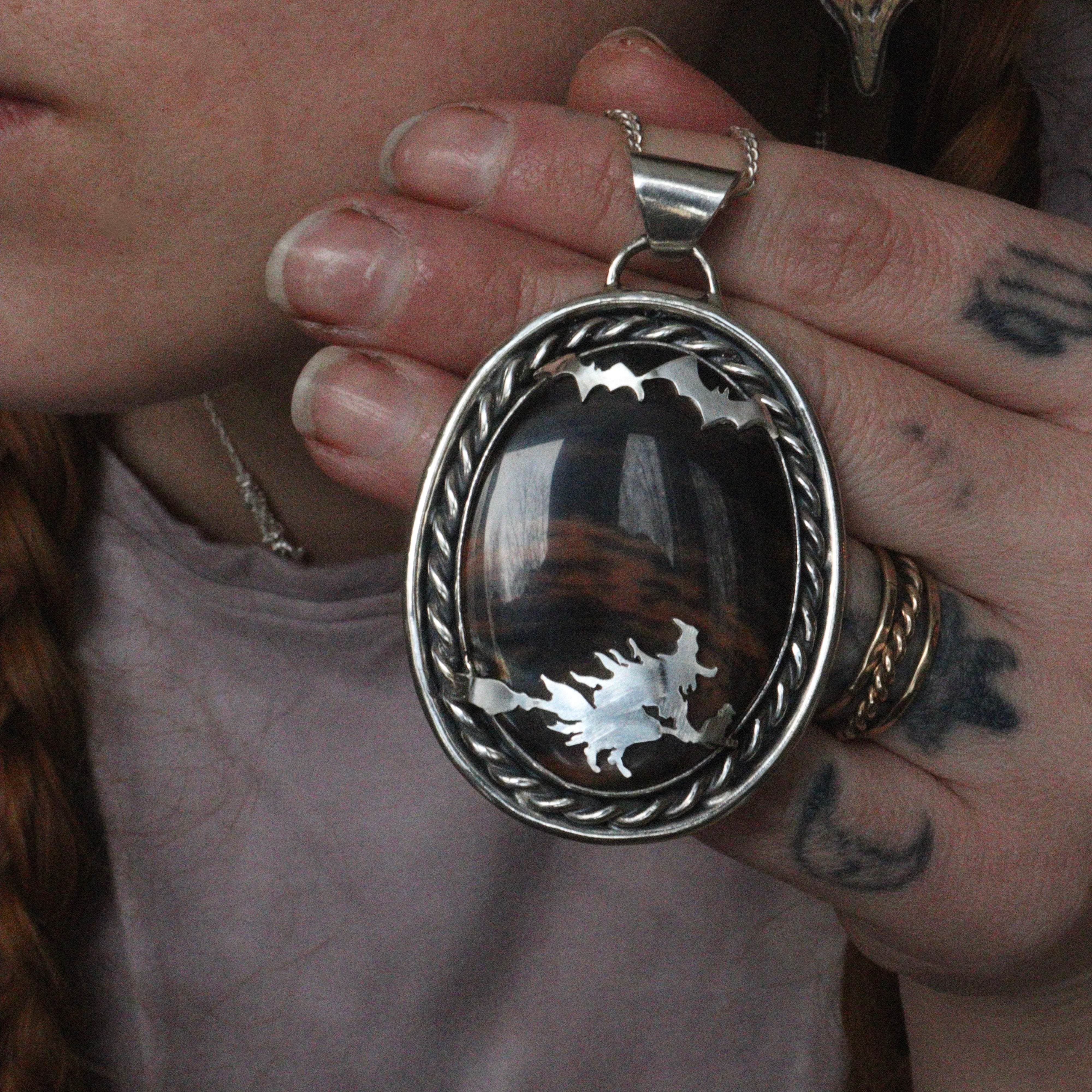 Fire and Brimstone- Necklace