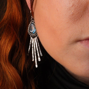 Blue Moonlight- Labradorite earrings