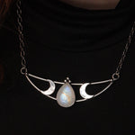 Load image into Gallery viewer, Moonlight Elegance- Bar Necklace
