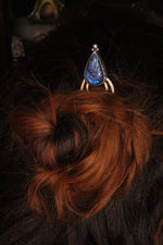 Load image into Gallery viewer, Mystic Eye - Labradorite Hair Pin
