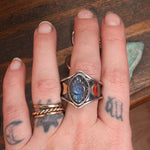 Load image into Gallery viewer, Eye of Divination Shield - Ring size11
