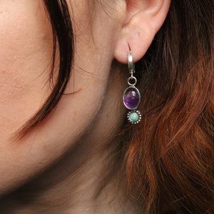 Purple light- Earrings