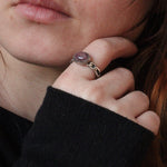 Load image into Gallery viewer, Chained to love - Ring size 8 1/4th

