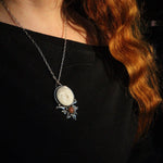 Load image into Gallery viewer, Sun rising with moon- Necklace
