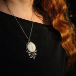 Load image into Gallery viewer, Sun rising with moon- Necklace
