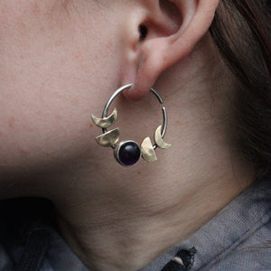 February moon- Earrings