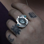 Load image into Gallery viewer, Celestial Sisters- Ring size 10
