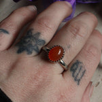 Load image into Gallery viewer, Carnelian - ring size 8
