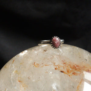Pink tourmaline- Ring size 5