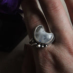 Load image into Gallery viewer, Little moon- Ring Size 8
