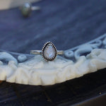 Load image into Gallery viewer, Mini moonstone - ring size 8 1/4th
