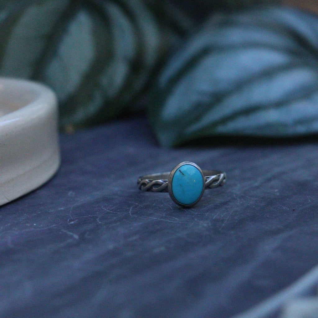 Turquoise rings- two sizes