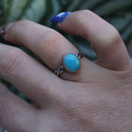 Load image into Gallery viewer, Turquoise rings- two sizes
