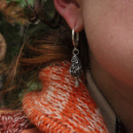 Load image into Gallery viewer, Morel Mushroom Earrings- 3 sizes
