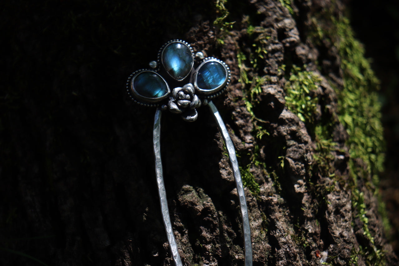 succulent hair pin Succulent Delight -Hair pin