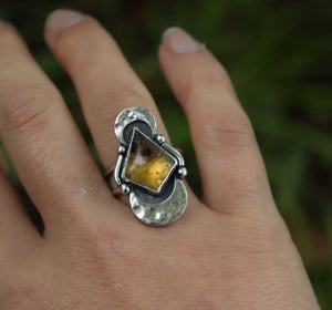 Amber Moon- RING Size 6