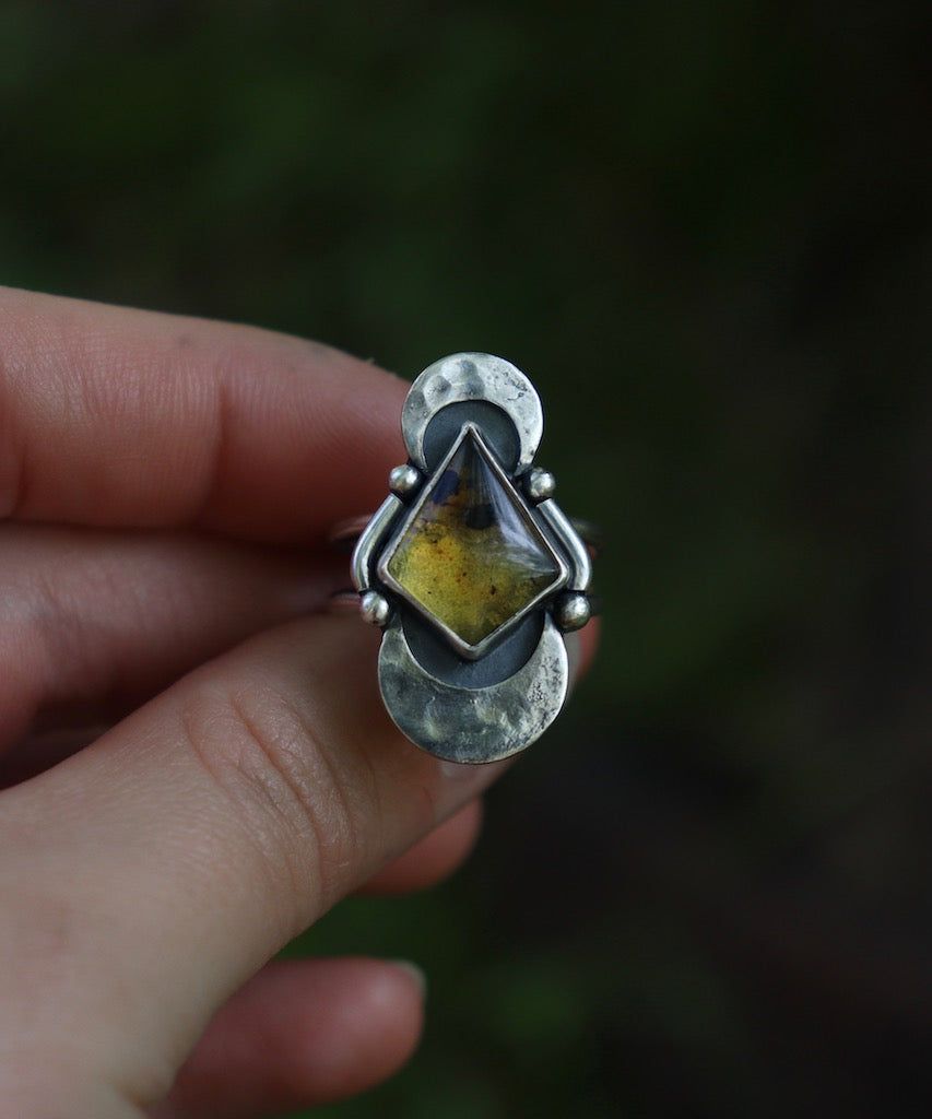 Amber Moon- RING Size 6