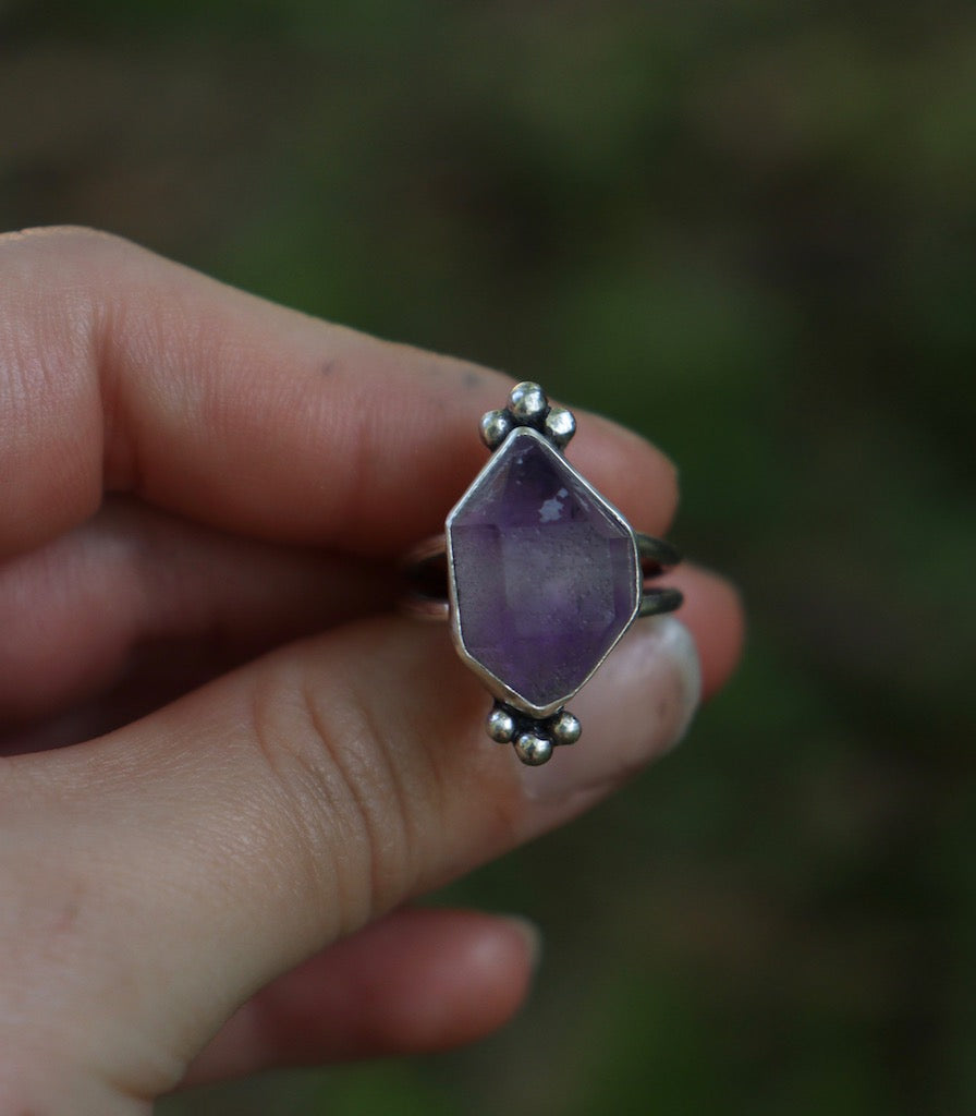 Herkimier Amethyst - Ring size 5 1/4th