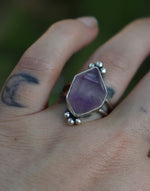Load image into Gallery viewer, Herkimier Amethyst - Ring size 5 1/4th
