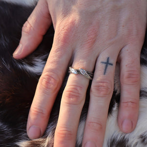 Two headed serpent - ring Size 9 3/4th