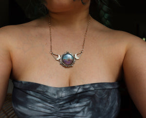Mountain through the trees- Necklace