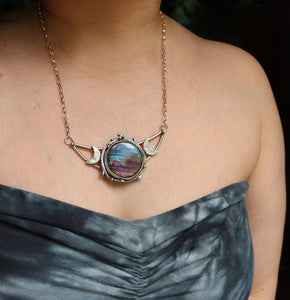 Mountain through the trees- Necklace