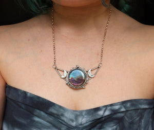 Mountain through the trees- Necklace