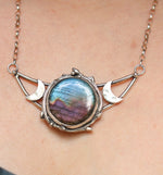 Load image into Gallery viewer, Mountain through the trees- Necklace
