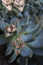 Load image into Gallery viewer, Moth Metal - Earrings
