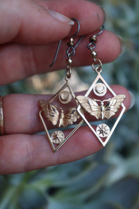 Moth Metal - Earrings