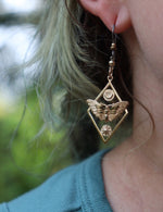 Load image into Gallery viewer, Moth Metal - Earrings
