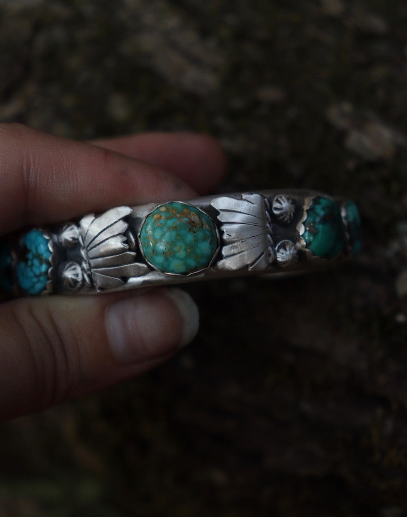 Watch Me Turquoise Cuff