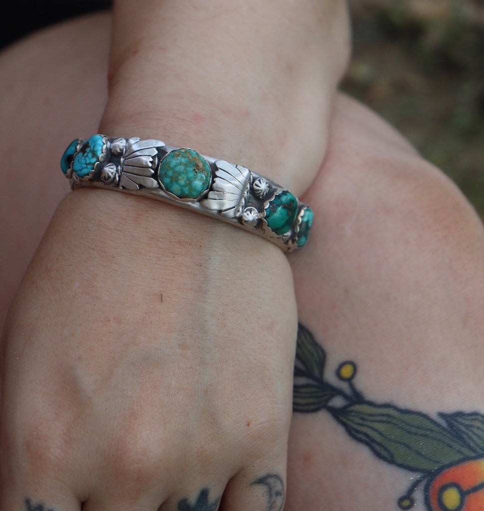 Watch Me Turquoise Cuff