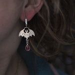 Load image into Gallery viewer, Bloody Batt- Earrings
