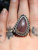 Load image into Gallery viewer, Botswana agate ring- Size 8
