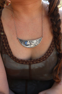 At Peace Wolf - Necklace