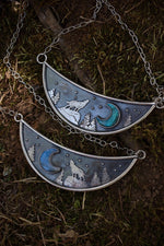 Load image into Gallery viewer, At Peace Wolf - Necklace
