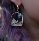 Load image into Gallery viewer, Howell at the blue moon- earrings
