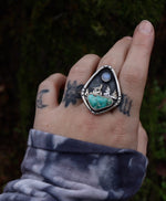 Load image into Gallery viewer, Howell at the full moon- Ring size 8
