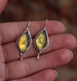 Load image into Gallery viewer, Honey drop- Amber earrings
