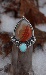 Load image into Gallery viewer, Groovie time - Ring size 8-8 1/2th
