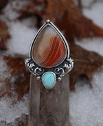 Load image into Gallery viewer, Groovie time - Ring size 8-8 1/2th

