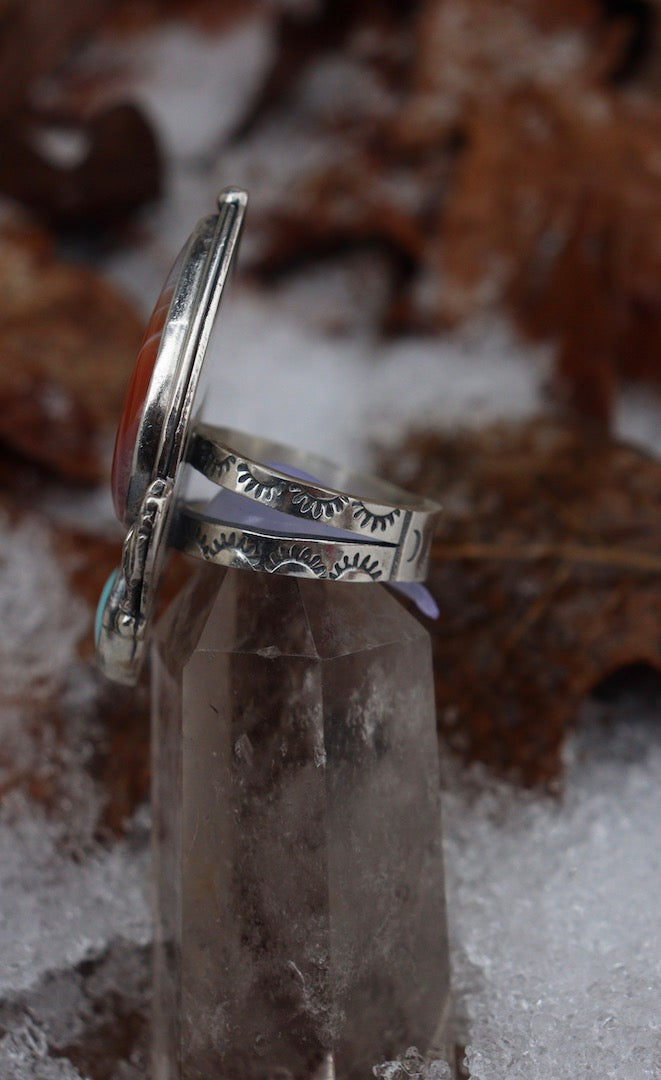 Groovie time - Ring size 8-8 1/2th