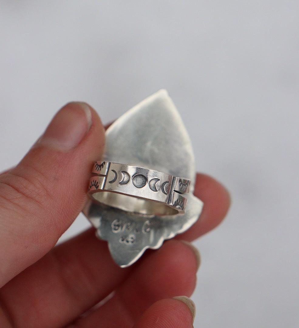Groovie time - Ring size 8-8 1/2th