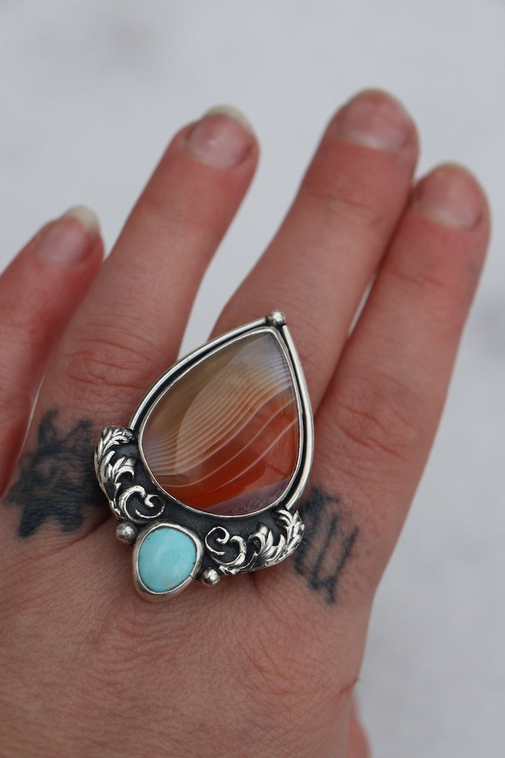 Groovie time - Ring size 8-8 1/2th